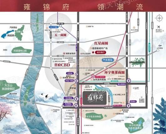 蓝光雍锦府位置图