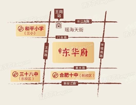 城建琥珀东华府位置图