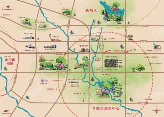 城建琥珀东华府位置图