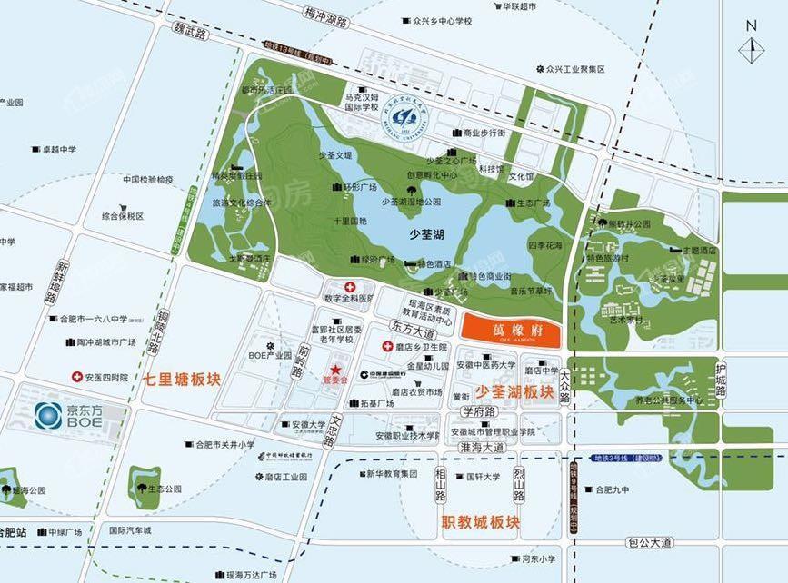 华润万橡府位置图