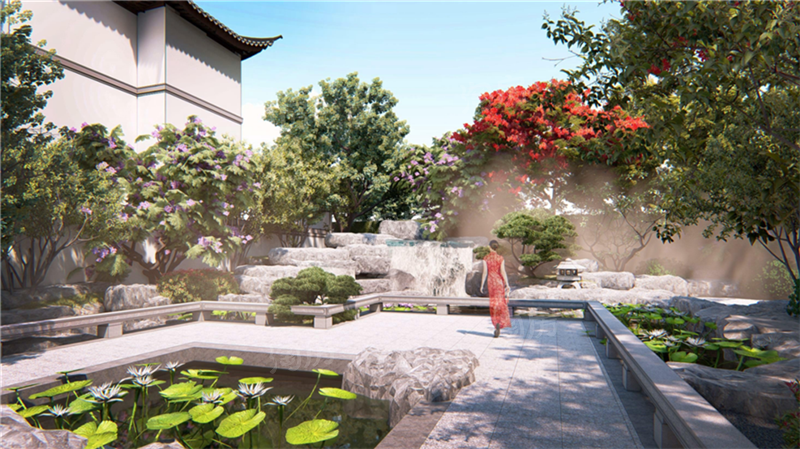 瑞丽古城效果图