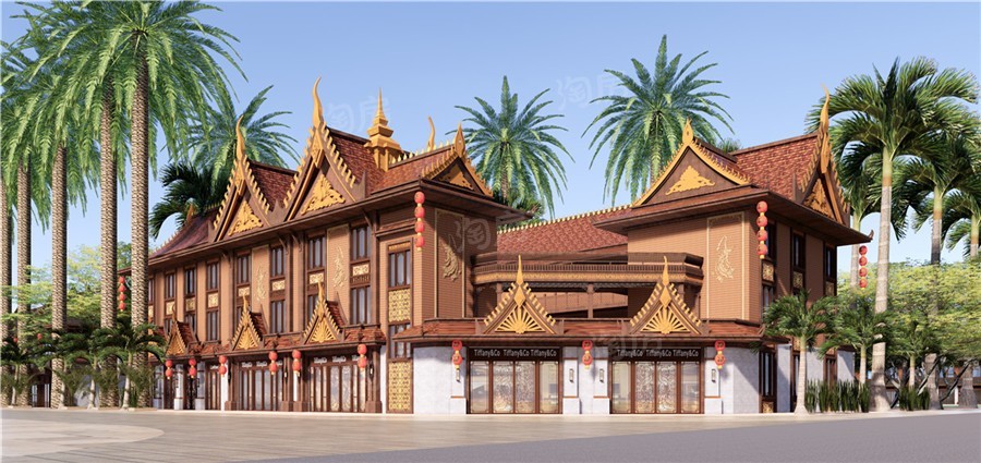 瑞丽古城效果图