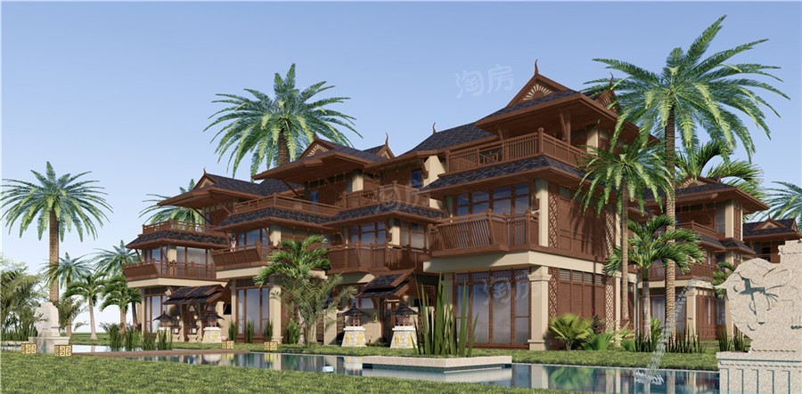 瑞丽古城效果图