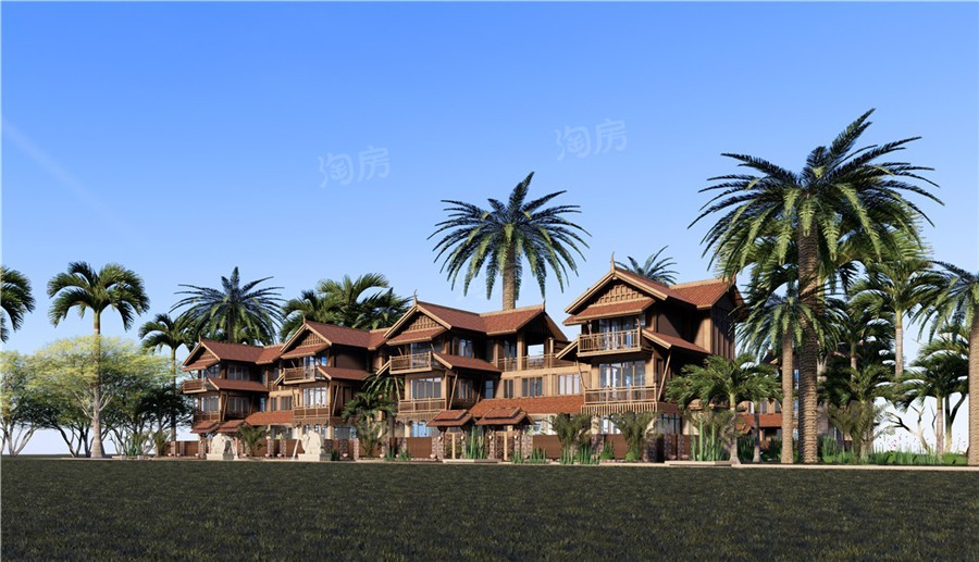 瑞丽古城效果图