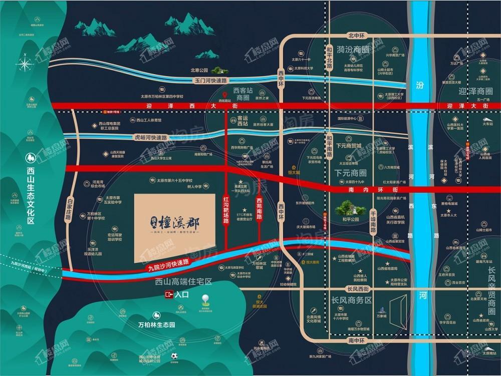 恒大檀溪郡位置图