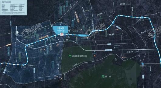 地铁万科未来天空之城位置图