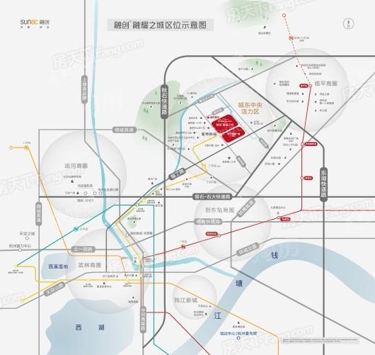 融创融耀之城位置图