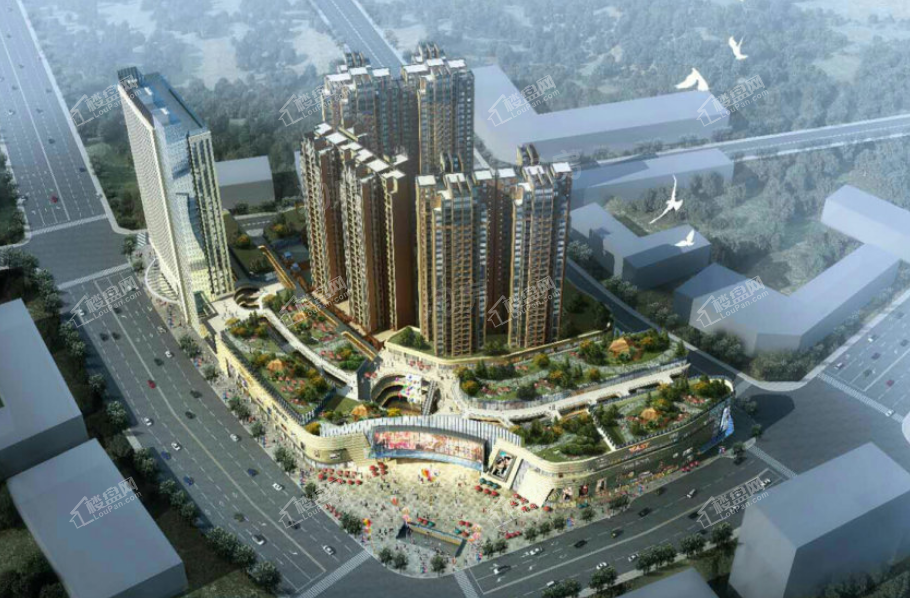 西环财富广场效果图