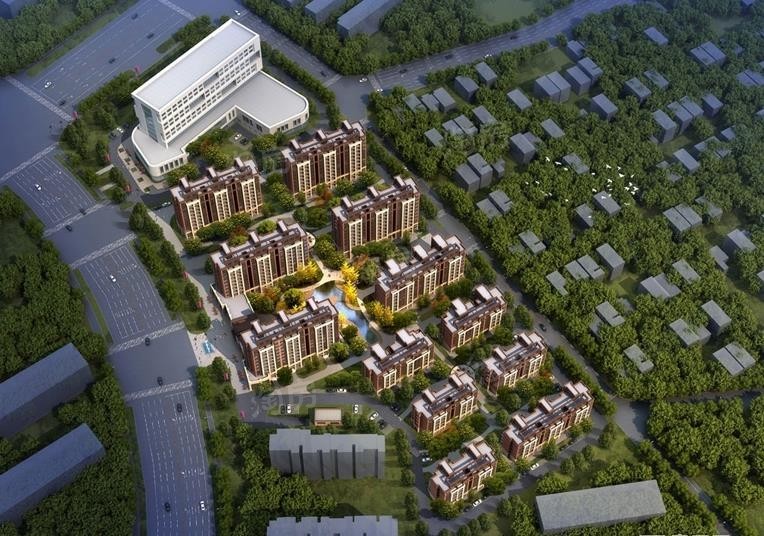 蓝天星港花园效果图