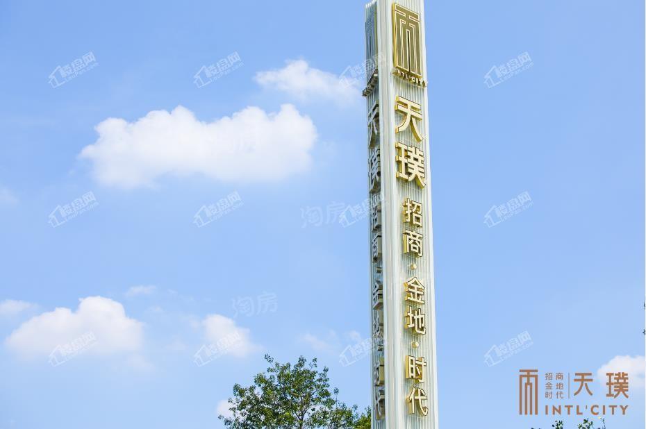 招商金地时代天璞实景图