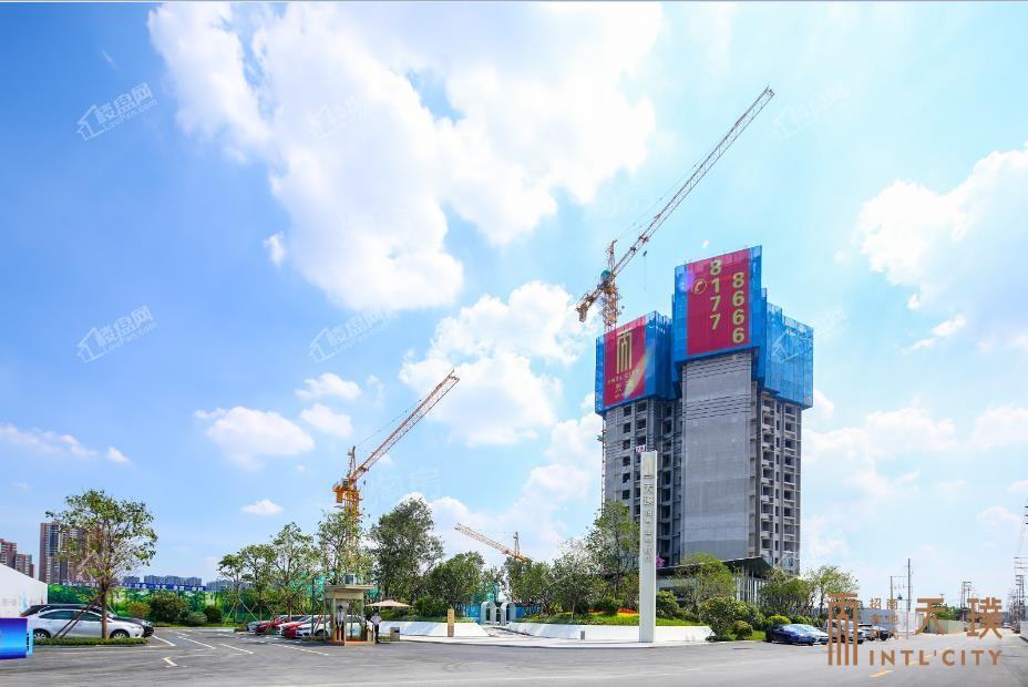招商金地时代天璞实景图