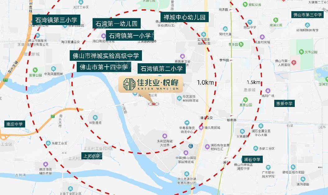 佳兆业悦峰配套图