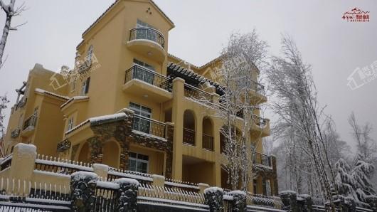 芳草地·雪岭仙山实景图