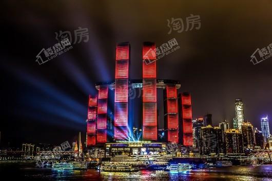 重庆来福士办公楼实景图