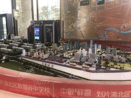 中粮·中央公园祥云实景图