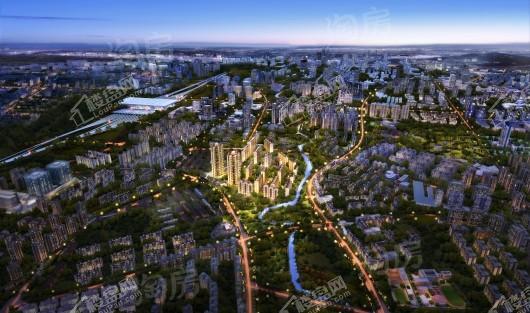 远洋合能枫丹江屿效果图