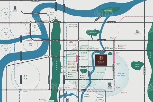 远洋合能枫丹江屿位置图