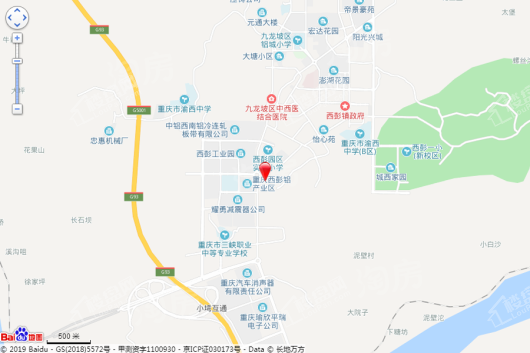 首创西江阅位置图
