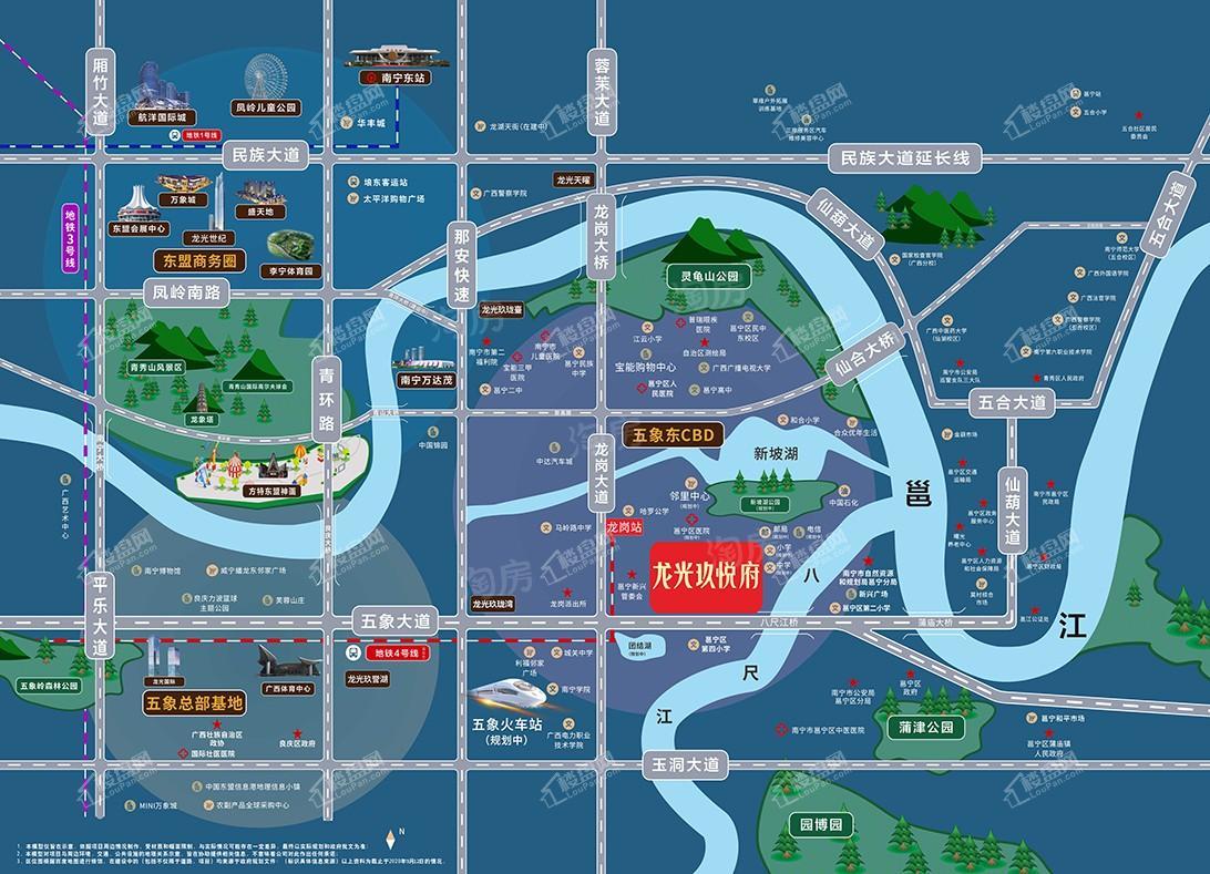 龙光玖悦府位置图