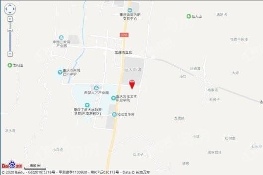 大发熙悦書山境位置图