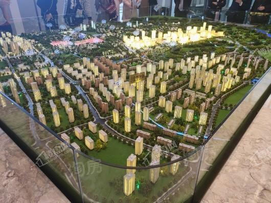 融创溪山春晓实景图