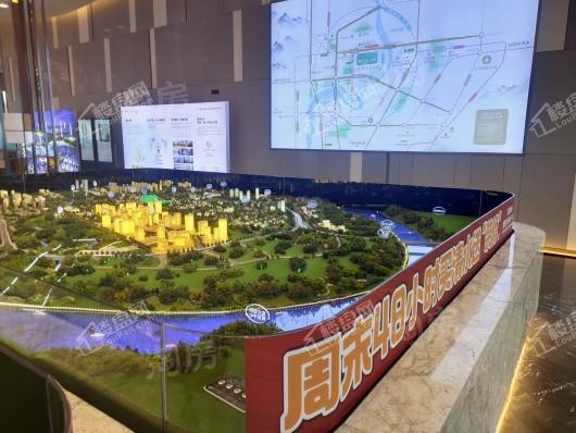 融创溪山春晓实景图