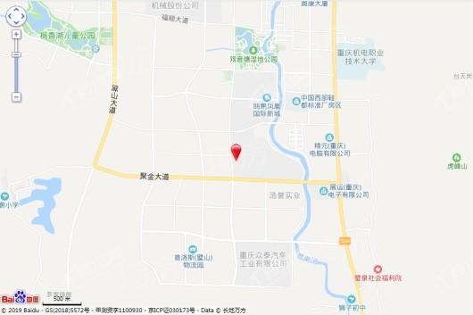 金科天壹府位置图