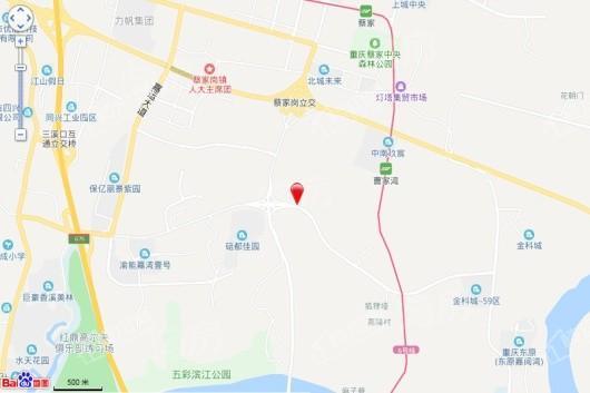 金科博翠山麓位置图