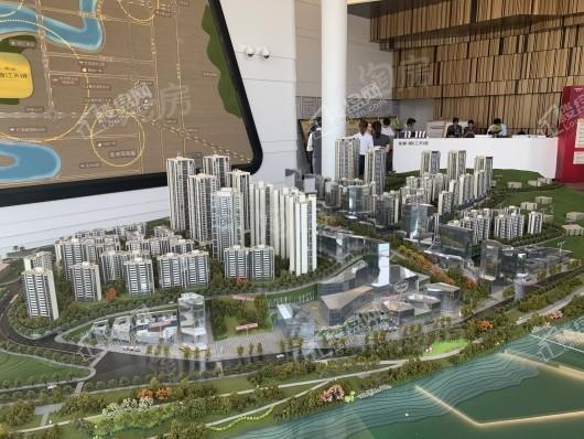 龙湖春江天镜实景图