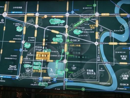 卓越西麓九里实景图