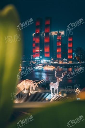 长嘉汇两江峯实景图