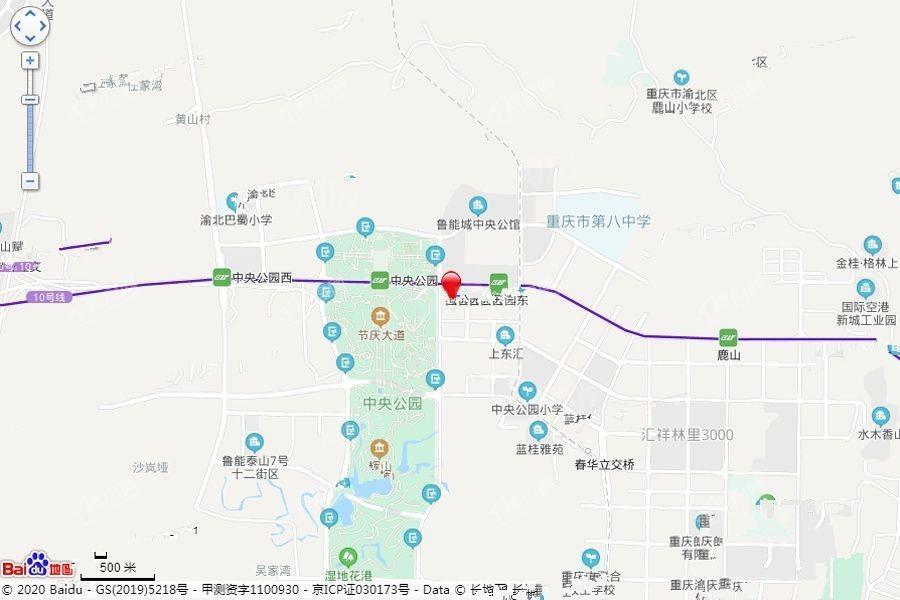 公园大道位置图
