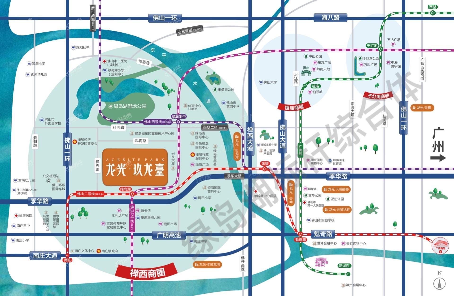 龙光玖龙臺位置图
