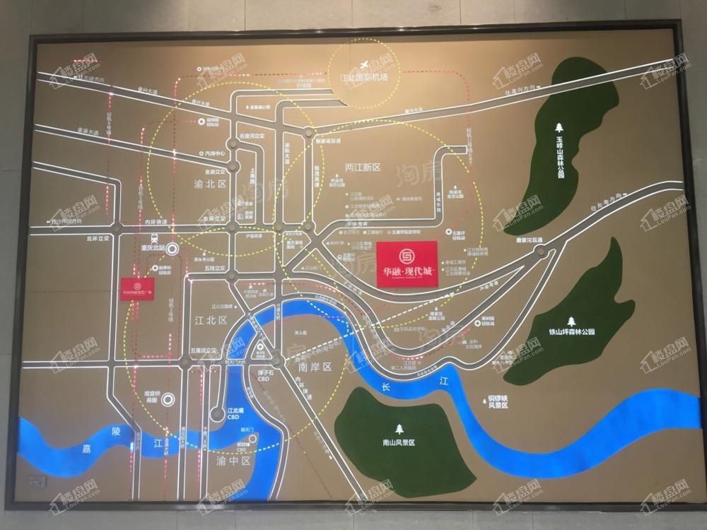 华融现代城位置图