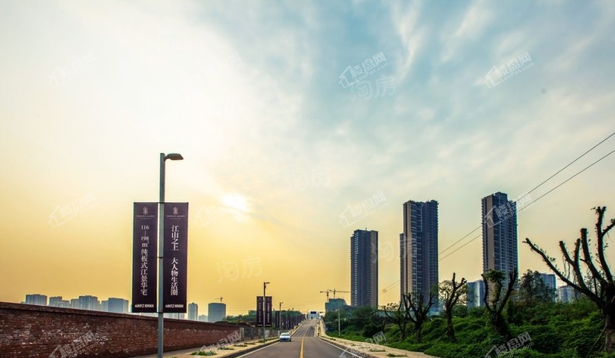 天安数码城江畔珑园实景图