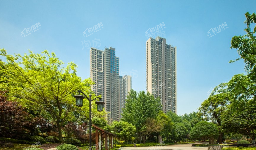 天安数码城江畔珑园实景图