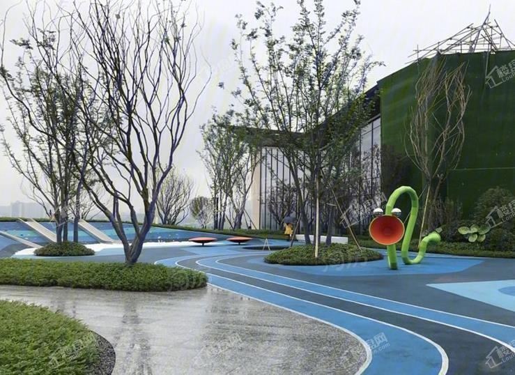 华远海蓝城实景图