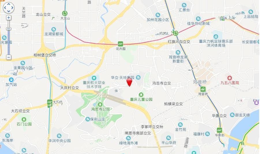 北麓官邸位置图