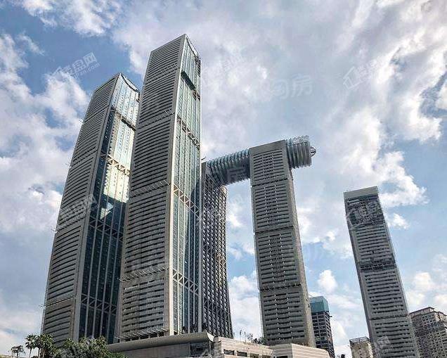 重庆来福士办公楼实景图