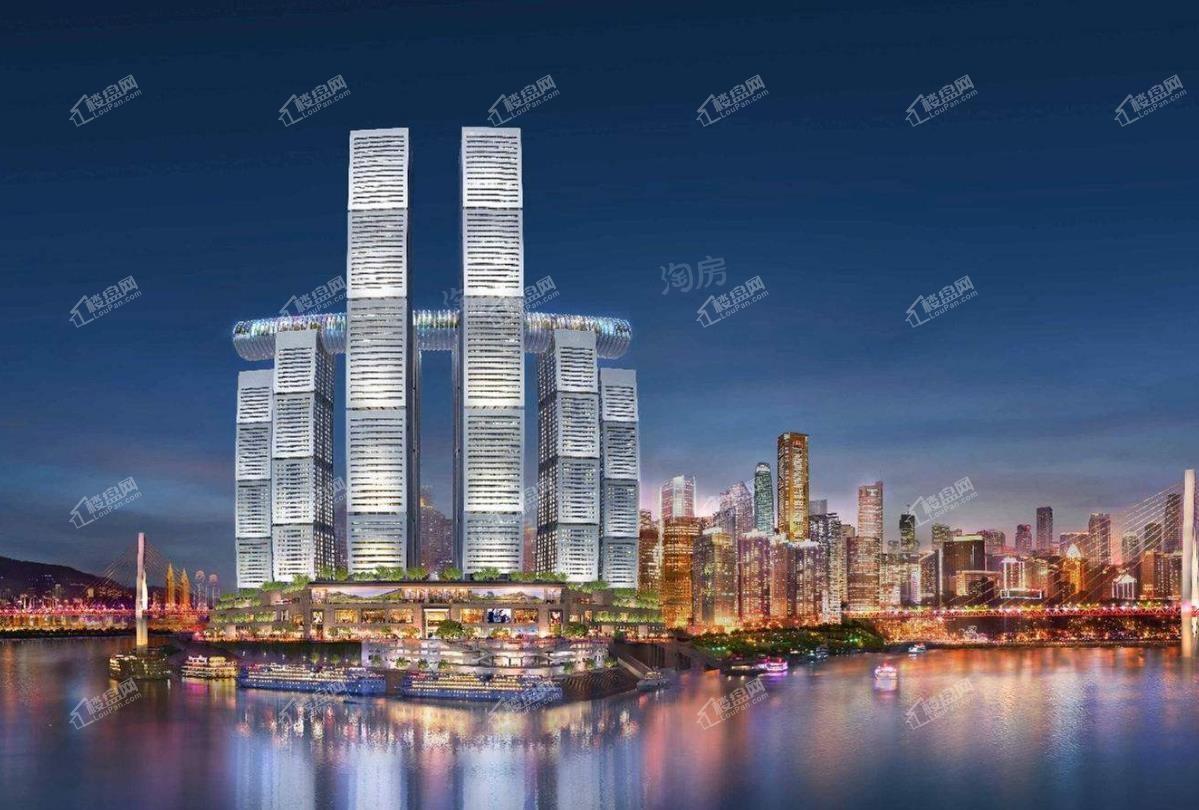 重庆来福士办公楼实景图