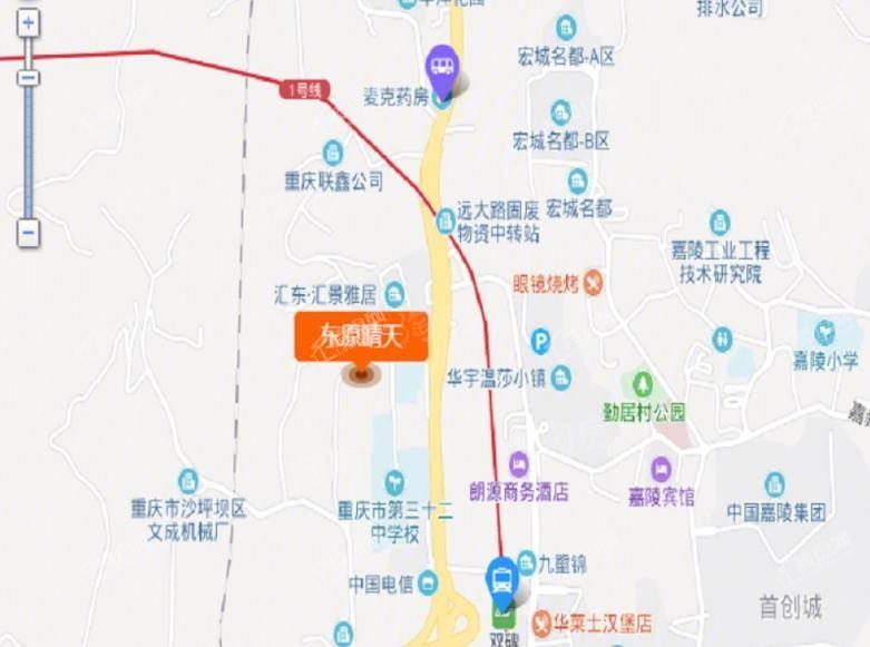 东原晴天位置图