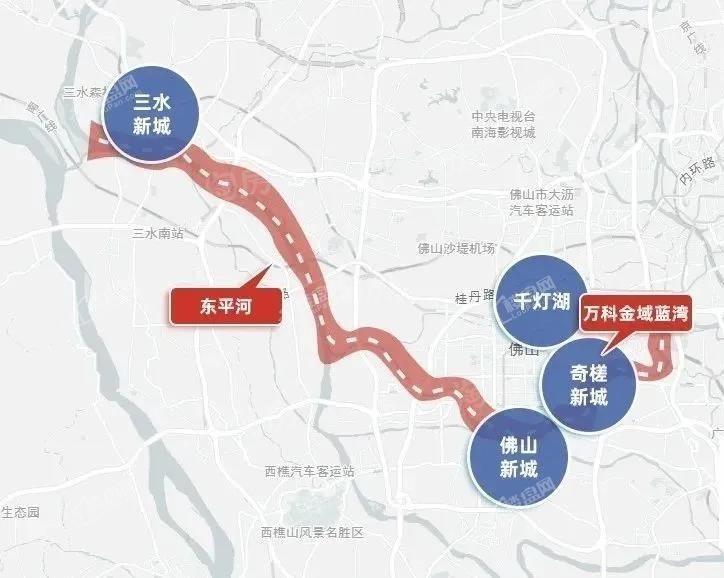 万科金域蓝湾位置图