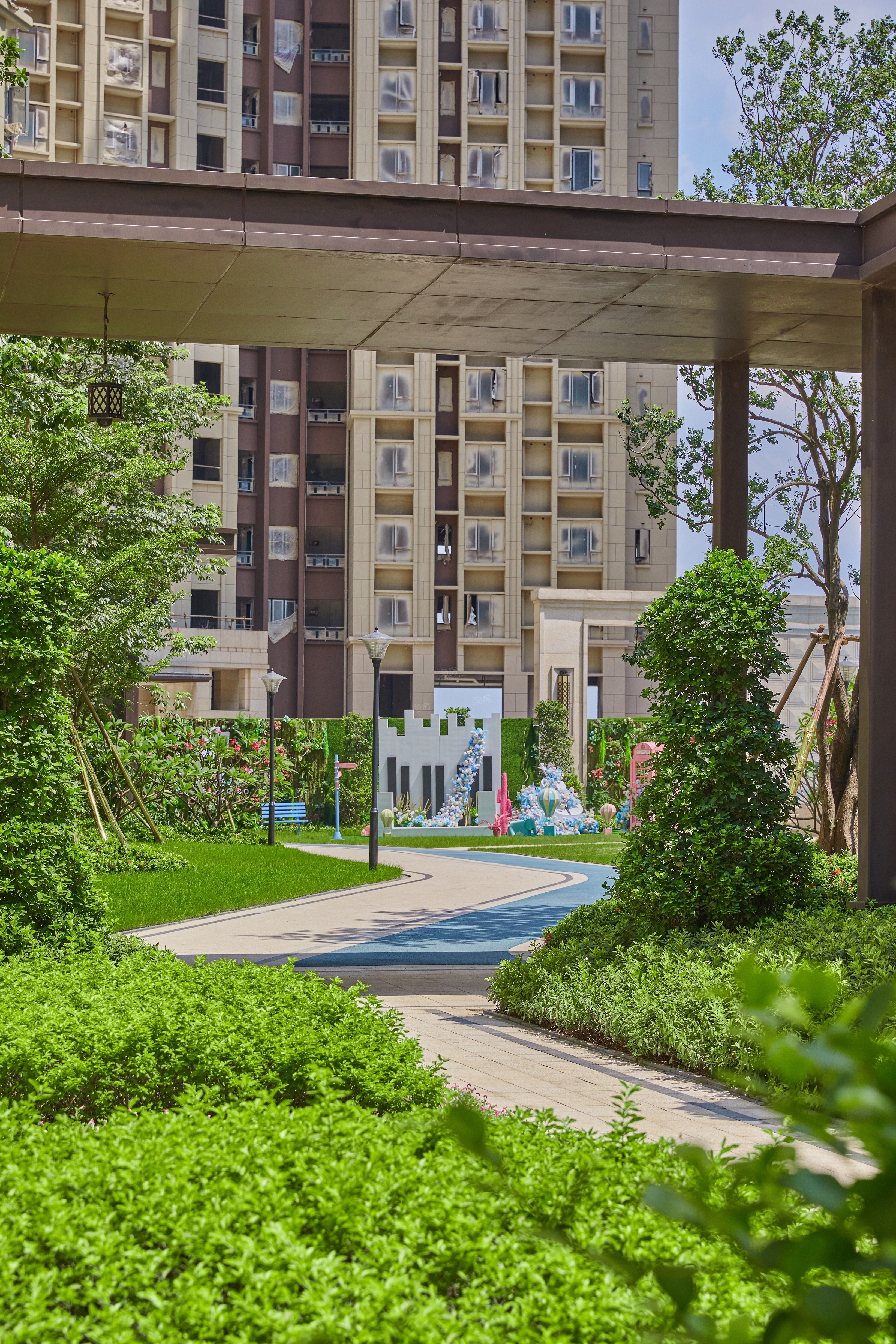 万科金域蓝湾实景图