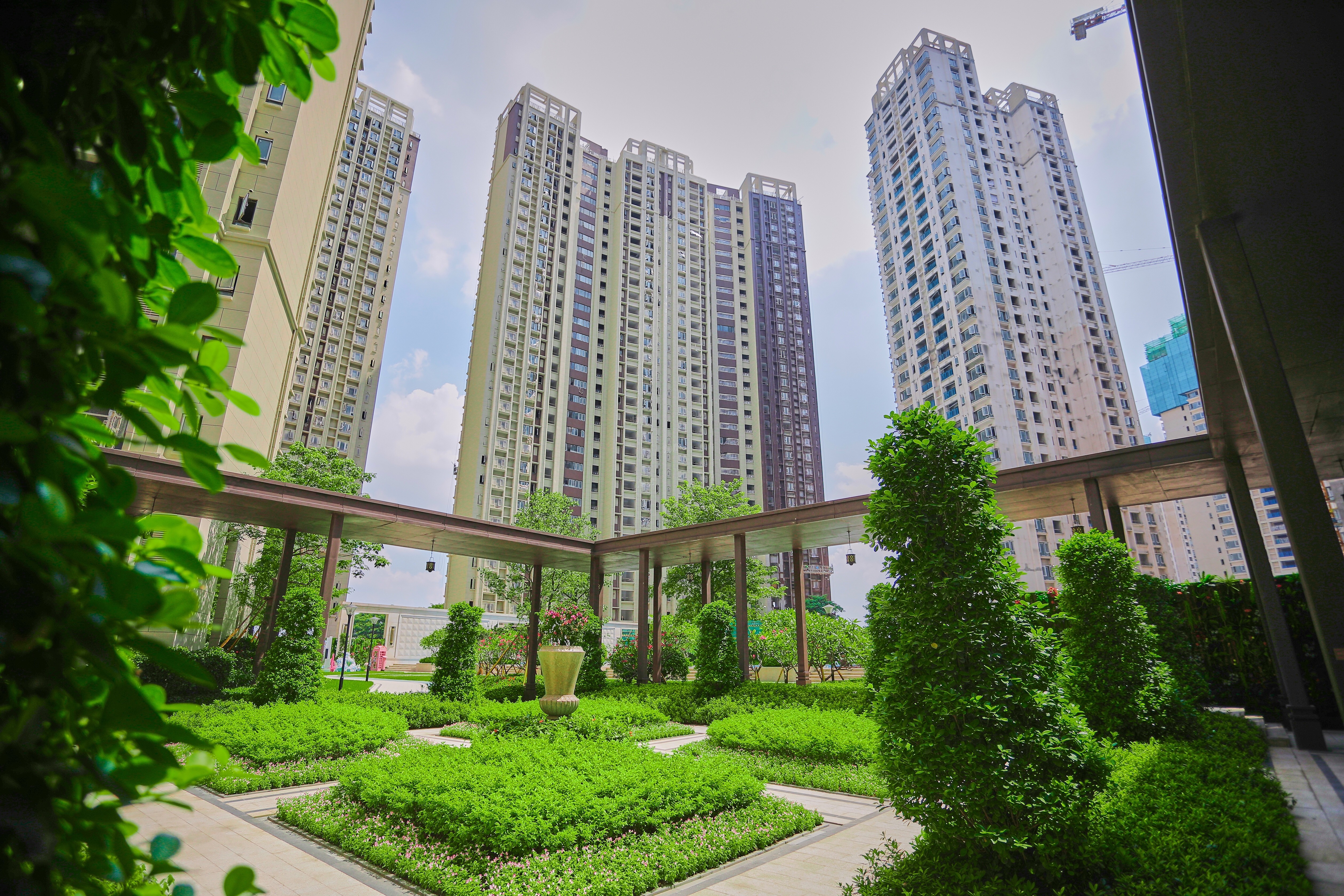 万科金域蓝湾实景图