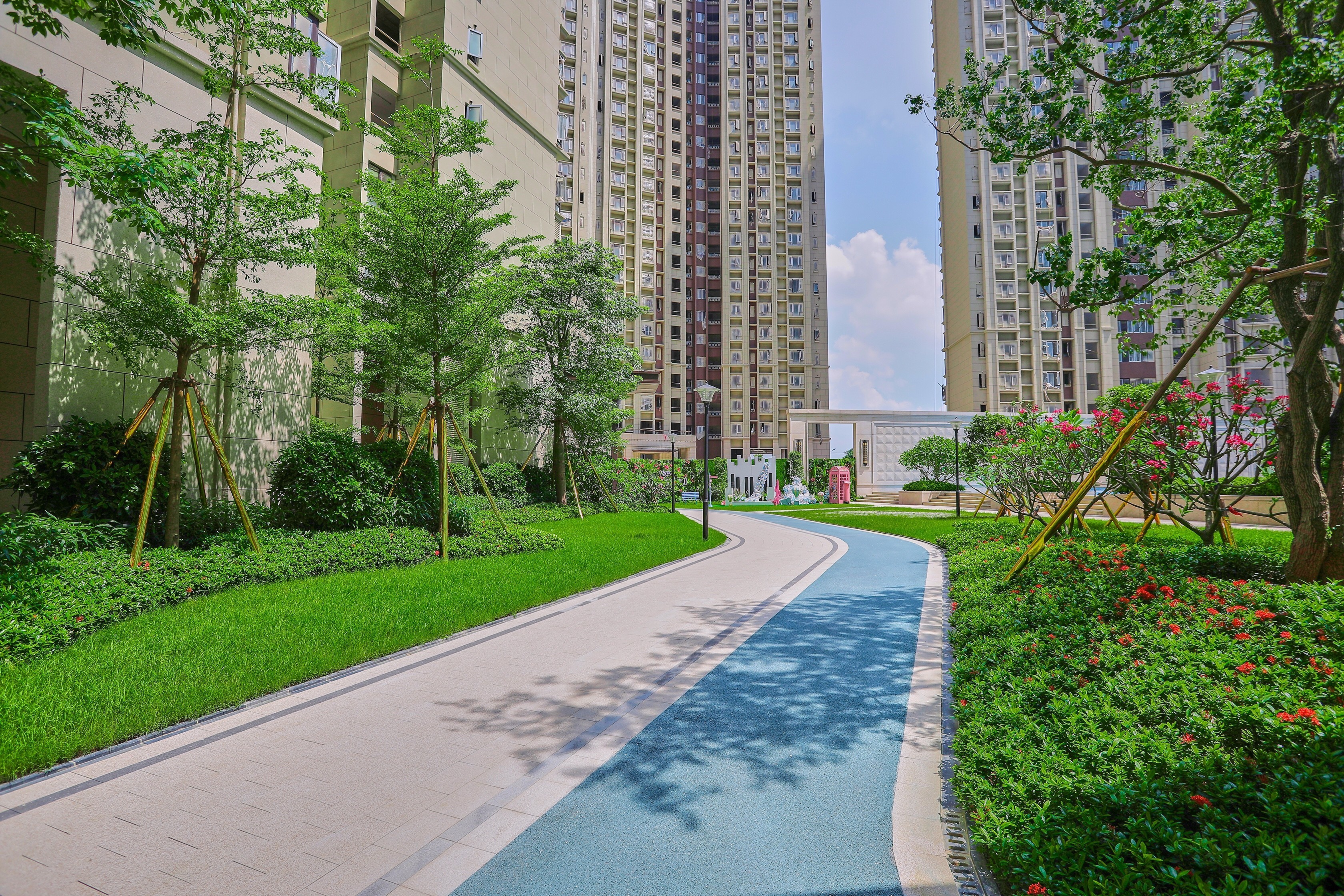 万科金域蓝湾实景图