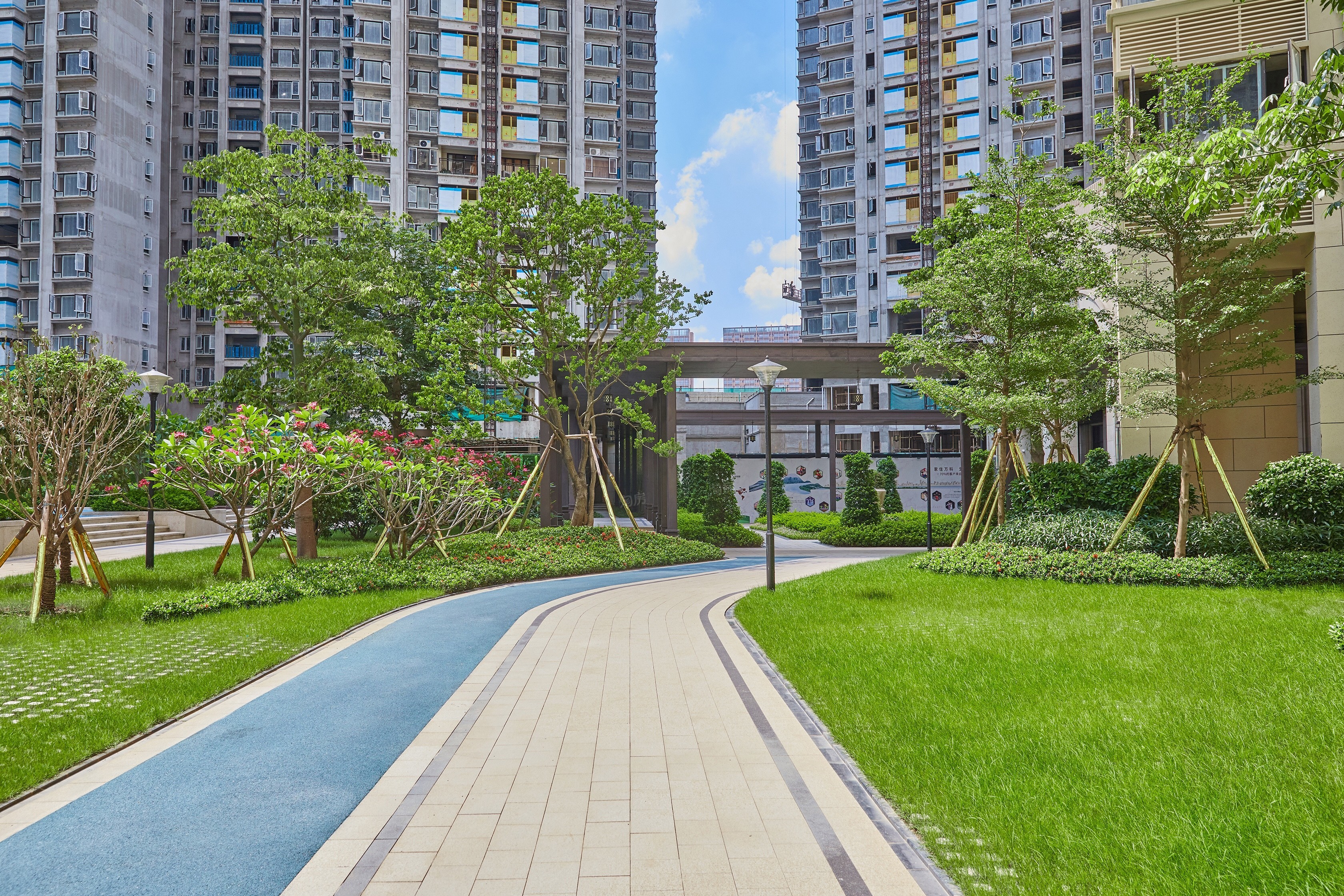 万科金域蓝湾实景图