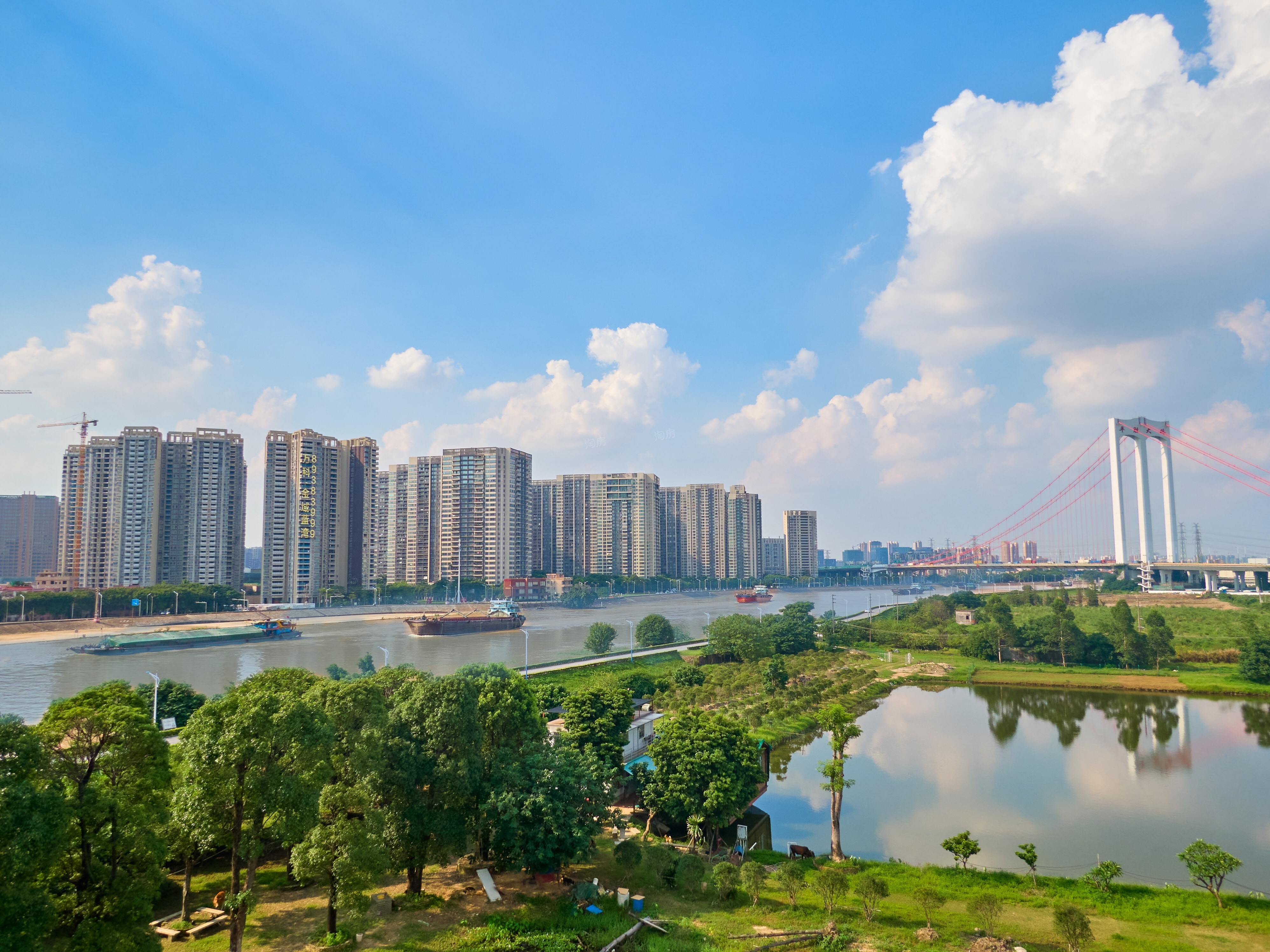 万科金域蓝湾实景图