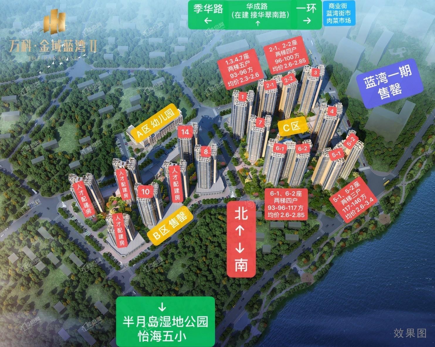 万科金域蓝湾效果图