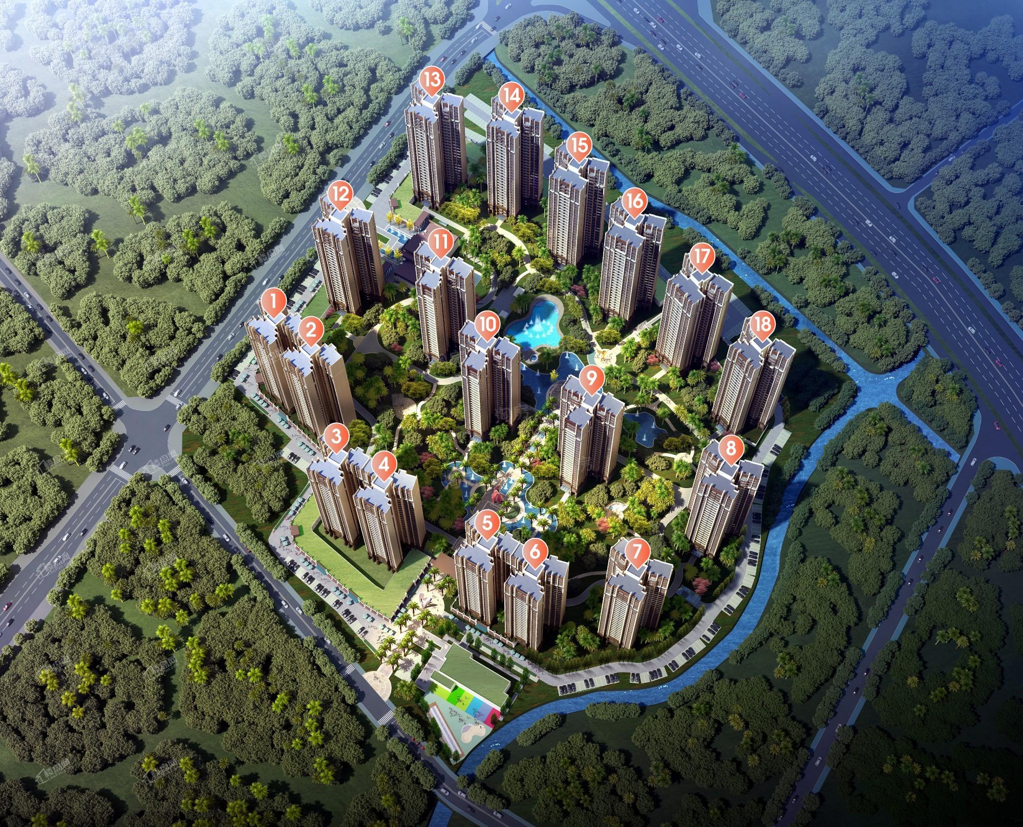 中国铁建领秀公馆效果图