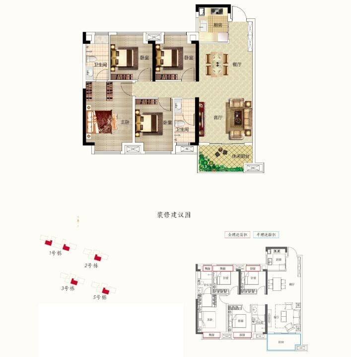 金钟·美墅湾4室2厅2卫